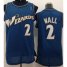 Washington Wizards 2 John Wall Blue Stitched Revolution 30 NBA Jersey