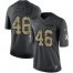 Nike Baltimore Ravens #46 Morgan Cox Black Mens Stitched NFL Limited 2016 Salute to Service Jersey