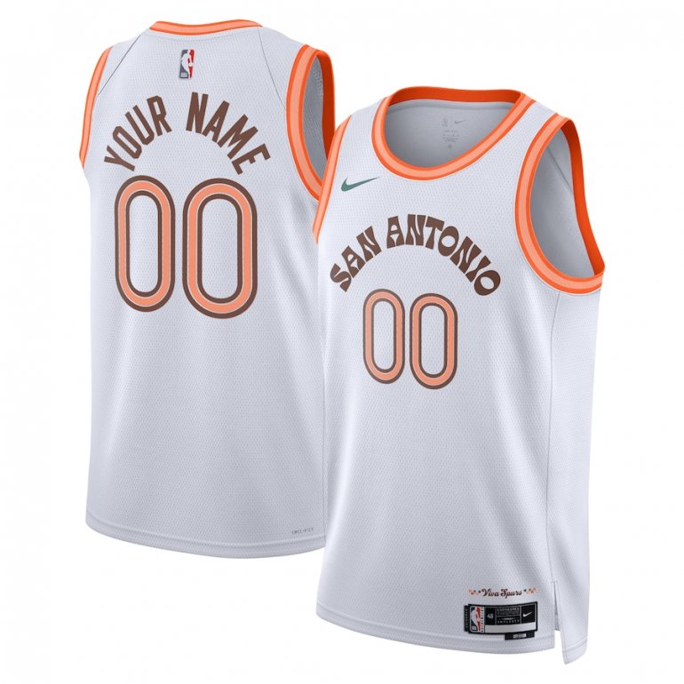 San Antonio Spurs Nike Unisex 2023/24 Custom Swingman Jersey – White – City Edition San Antonio Spurs Nike Unisex 2023/24 Custom Swingman Jersey – White – City Edition