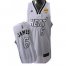 Miami Heat 6 LeBron James White Silver Number Revolution 30 Swingman NBA Jerseys With 2013 Finals Patch Cheap