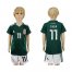 Mexico #11 C.Vela Home Kid Soccer Country Jersey