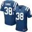 Nike Indianapolis Colts #38 T.J. Carrie Royal Blue Team Color Mens Stitched NFL Vapor Untouchable Elite Jersey
