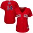 Boston Red Sox #14 Jim Rice Red Alternate Womens Stitched MLB Jersey