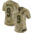 Nike New Orleans Saints #9 Drew Brees Camo Womens Stitched NFL Limited 2018 Salute to Service Jersey