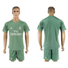 Real Madrid Blank Green Goalkeeper Soccer Club Jersey