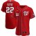 Washington Nationals #22 Juan Soto Mens Nike Red Alternate 2020 Authentic Player MLB Jersey