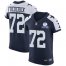 Nike Dallas Cowboys #72 Travis Frederick Navy Blue Thanksgiving Mens Stitched With Established In 1960 Patch NFL Vapor Untouchable Throwback Elite Jersey
