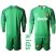 valencia Blank Green Goalkeeper Long Sleeves Kid Soccer Club Jersey