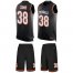 Nike Cincinnati Bengals #38 LeShaun Sims Black Team Color Mens Stitched NFL Limited Tank Top Suit Jersey