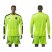Austria Blank Shiny Green Goalkeeper Long Sleeves Soccer Country Jersey