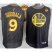 Warriors #9 Andre Iguodala Black Precious Metals Fashion The Finals Patch Stitched NBA Jersey