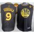 Warriors #9 Andre Iguodala Black Precious Metals Fashion The Finals Patch Stitched NBA Jersey