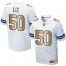Nike Dallas Cowboys #50 Sean Lee White Mens Stitched NFL Elite Gold Jersey