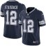 Nike Dallas Cowboys #12 Roger Staubach Navy Blue Team Color Mens Stitched NFL Vapor Untouchable Limited Jersey