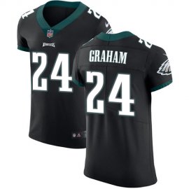 Nike Philadelphia Eagles #24 Corey Graham Black Alternate Mens Stitched NFL Vapor Untouchable Elite Jersey