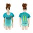 Womens Barcelona #11 Neymar Jr Sec Away Soccer Club Jersey