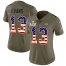 Nike Tampa Bay Buccaneers #13 Mike Evans Olive/USA Flag Womens Super Bowl LV Bound Stitched NFL Limited 2017 Salute To Service Jersey