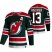 New Jersey Devils #13 Nico Hischier Green Mens Adidas 2020-21 Reverse Retro Alternate NHL Jersey