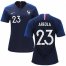 Womens France #23 Areola Home Soccer Country Jersey