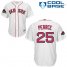 Boston Red Sox #25 Steve Pearce White Cool Base 2018 World Series Champions Stitched Youth MLB Jersey