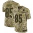 Nike Chicago Bears #85 Cole Kmet Camo Mens Stitched NFL Limited 2018 Salute To Service Jersey