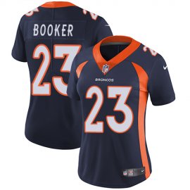 Nike Denver Broncos #23 Devontae Booker Blue Alternate Womens Stitched NFL Vapor Untouchable Limited Jersey