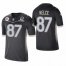 Kansas City Chiefs #87 Travis Kelce 2021 AFC Pro Bowl Game Anthracite NFL Jersey
