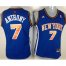 Cheap Women New York Knicks 7 Carmelo Anthony Blue Swingman NBA Jerseys