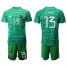 Mexico #13 G.Ochoa Green Goalkeeper Soccer Country Jersey