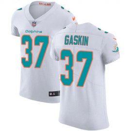 Nike Miami Dolphins #37 Myles Gaskin White Mens Stitched NFL New Elite Jersey