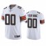 Cleveland Browns Custom Mens Nike White 2020 Vapor Limited Jersey