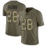 Nike Las Vegas Raiders #28 Josh Jacobs Olive/Camo Mens Stitched NFL Limited 2017 Salute To Service Jersey