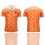 Holland Blank Orange Throwback Soccer Country Jersey