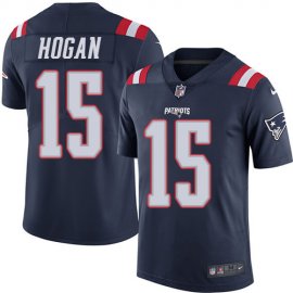 Nike New England Patriots #15 Chris Hogan Navy Blue Mens Stitched NFL Limited Rush Jersey