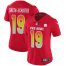 Nike Pittsburgh Steelers #19 JuJu Smith-Schuster Red Womens Stitched NFL Limited AFC 2019 Pro Bowl Jersey