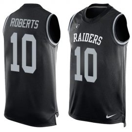 Nike Las Vegas Raiders #10 Seth Roberts Black Team Color Mens Stitched NFL Limited Tank Top Jersey