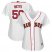 Boston Red Sox #50 Mookie Betts White 2019 Gold Program Cool Base Womens Stitched MLB Jersey