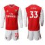Arsenal #33 Cech Red Home Long Sleeves Soccer Club Jersey