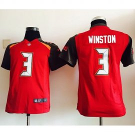 Nike Tampa Bay Buccaneers #3 Jameis Winston Red Team Color Youth Stitched NFL New Elite Jersey