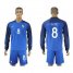 France #8 Payet Home Long Sleeves Soccer Country Jersey