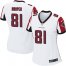Nike Atlanta Falcons #81 Austin Hooper White Womens Stitched NFL Elite Jersey