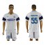Inter Milan #55 Nagatomo White Away Soccer Club Jersey