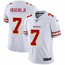 Washington Football Team #7 Dwayne Haskins Jr Nike White Team Logo Vapor Limited NFL Jersey