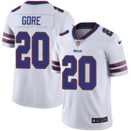 Nike Buffalo Bills #20 Frank Gore White Mens Stitched NFL Vapor Untouchable Limited Jersey