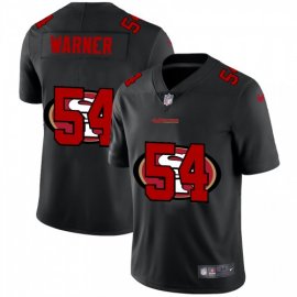 San Francisco 49ers #54 Fred Warner Mens Nike Team Logo Dual Overlap Limited NFL Jersey Black