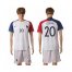 France #20 Coman Away Soccer Country Jersey