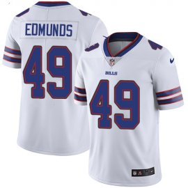Nike Buffalo Bills #49 Tremaine Edmunds White Mens Stitched NFL Vapor Untouchable Limited Jersey