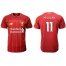 Liverpool #11 M.Salah Red Home Soccer Club Jersey