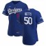Los Angeles Dodgers #50 Mookie Betts Mens Nike Royal Alternate 2020 World Series Champions Authentic Player MLB Jersey