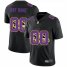 Baltimore Ravens Custom Mens Nike Team Logo Dual Overlap Limited NFL Jersey Black